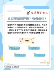 北交所成资本市场热点，开户门槛、交易规则你了解多少？