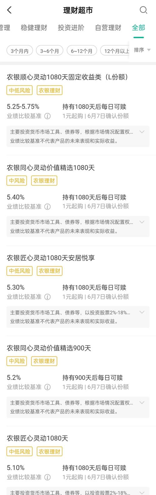 安心得利_中国农业银行理财产品_农行短期理财产品