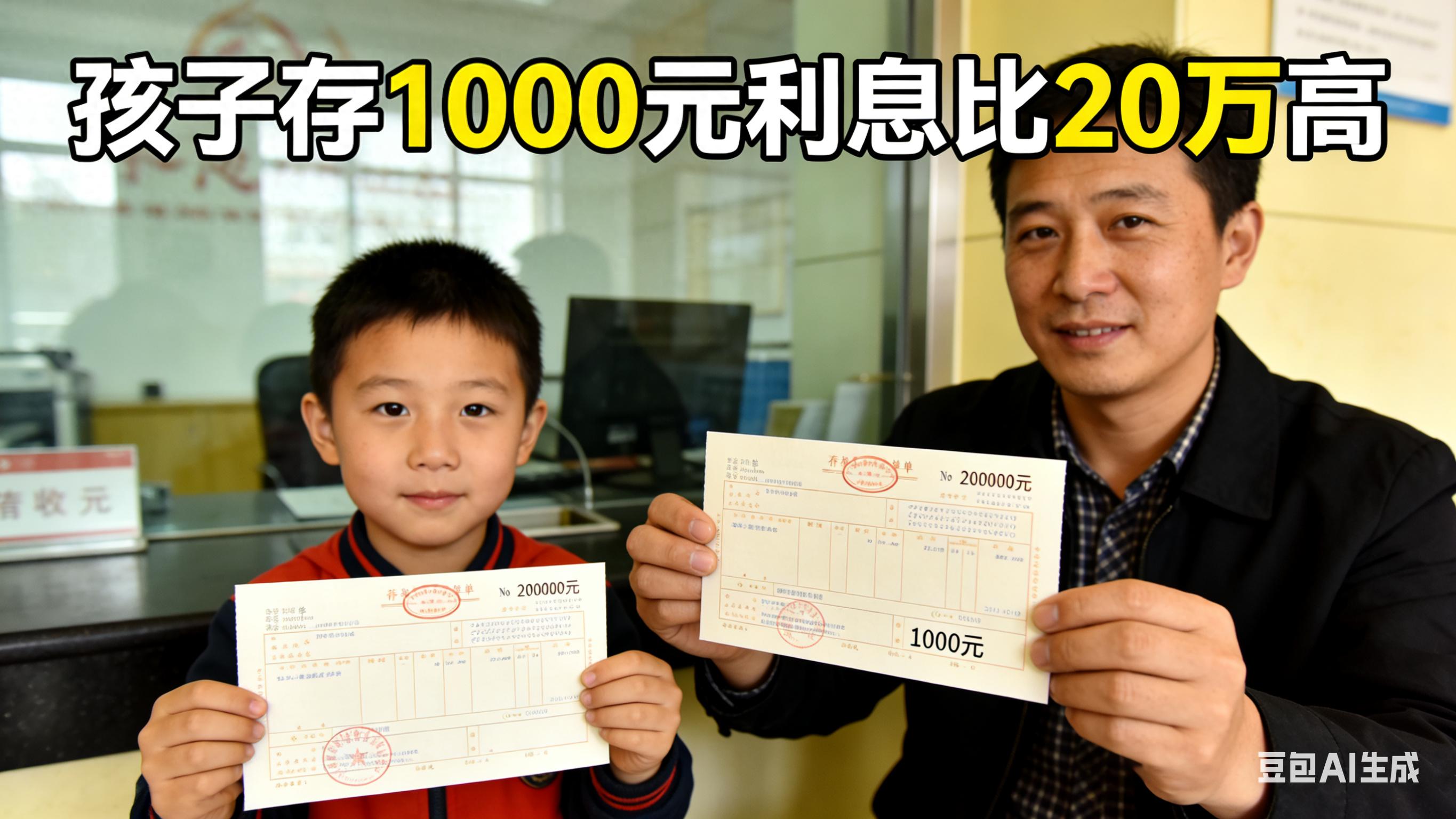 少儿专属存款产品_银行定期存款利率_理财利息怎么算